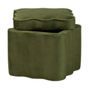 Hospitality furniture - Scalloped Storage Ottoman - www.oroatrade.com