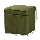 Hospitality furniture - Scalloped Storage Ottoman - www.oroatrade.com