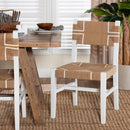 Hospitality furniture - White Mahogany Bohemian Dining Chair - www.oroatrade.com