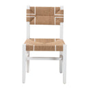 Hospitality furniture - White Mahogany Bohemian Dining Chair - www.oroatrade.com