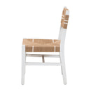 Hospitality furniture - White Mahogany Bohemian Dining Chair - www.oroatrade.com