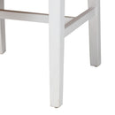 Hospitality furniture - White Mahogany Bohemian Dining Chair - www.oroatrade.com