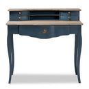 Hospitality furniture - Blue Wooden Accent Writing Desk - www.oroatrade.com