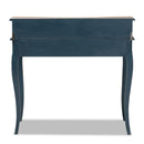 Hospitality furniture - Blue Wooden Accent Writing Desk - www.oroatrade.com