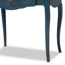 Hospitality furniture - Blue Wooden Accent Writing Desk - www.oroatrade.com