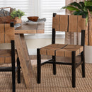 Black Mahogany Bohemian Dining Chair | Bali Loom Prita