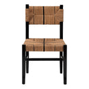 Black Mahogany Bohemian Dining Chair | Bali Loom Prita