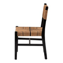 Black Mahogany Bohemian Dining Chair | Bali Loom Prita