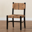 Black Mahogany Bohemian Dining Chair | Bali Loom Prita