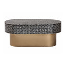Hospitality furniture - Capiz Shell Oval Coffee Table - www.oroatrade.com