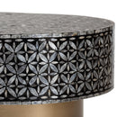 Hospitality furniture - Capiz Shell Oval Coffee Table - www.oroatrade.com