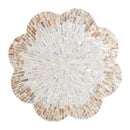 Hospitality furniture - Capiz Shell Scalloped End Table - www.oroatrade.com