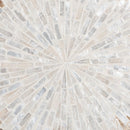 Hospitality furniture - Capiz Shell Scalloped End Table - www.oroatrade.com