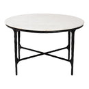 Hospitality furniture - Round White Marble Coffee Table - www.oroatrade.com