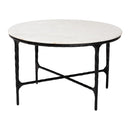 Hospitality furniture - Round White Marble Coffee Table - www.oroatrade.com