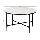 Hospitality furniture - Round White Marble Coffee Table - www.oroatrade.com