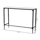 Hospitality furniture - White Marble Console Table - www.oroatrade.com