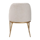 Hospitality furniture - White Boucle Dining Side Chair - www.oroatrade.com