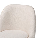Hospitality furniture - White Boucle Dining Side Chair - www.oroatrade.com