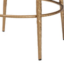 Hospitality furniture - Hand-forged Metal Padded Counter Stool - www.oroatrade.com