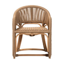 Hospitality furniture - Rattan Indoor/Outdoor Barrel-Back Accent Chair - www.oroatrade.com