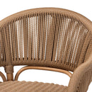 Hospitality furniture - Rattan Indoor/Outdoor Barrel-Back Accent Chair - www.oroatrade.com