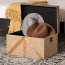 Hospitality furniture - Woven Exterior Storage Trunk - www.oroatrade.com