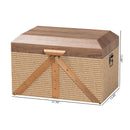 Hospitality furniture - Woven Exterior Storage Trunk - www.oroatrade.com