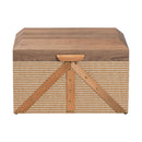 Hospitality furniture - Woven Exterior Storage Trunk - www.oroatrade.com