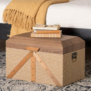 Hospitality furniture - Woven Exterior Storage Trunk - www.oroatrade.com