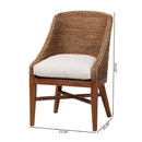 Hospitality furniture - Woven Seagrass Dining Chair - www.oroatrade.com