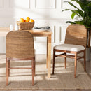 Hospitality furniture - Acacia Wood Seagrass Dining Chairs (2) - www.oroatrade.com