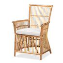 Hospitality furniture - Padded Seat Rattan Accent Chair - www.oroa.com
