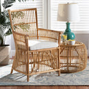 Hospitality furniture - Padded Seat Rattan Accent Chair - www.oroa.com