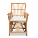 Hospitality furniture - Padded Seat Rattan Accent Chair - www.oroa.com