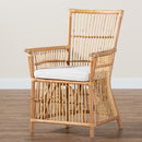 Hospitality furniture - Padded Seat Rattan Accent Chair - www.oroa.com