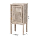Hospitality furniture - Handwoven Rattan Bedside Table - www.oroatrade.com