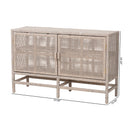 Hospitality furniture - French Gray 2-Door Cabinet - www.oroatrade.com