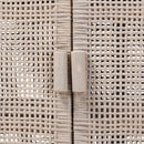 Hospitality furniture - Gray Rattan 2-Door Cabinet - www.oroatrade.com