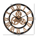 Hospitality furniture - Wooden Vintage Style Wall Clock - www.oroatrade.com