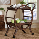 Hospitality furniture - Handwoven Rattan Kitchen Cart - www.oroatrade.com