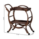 Hospitality furniture - Handwoven Rattan Kitchen Cart - www.oroatrade.com