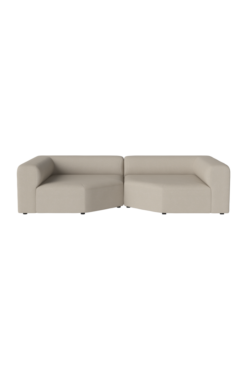 Modern Minimalist 2-Unit Modular Sofa | Bolia Angle | Oroatrade.com