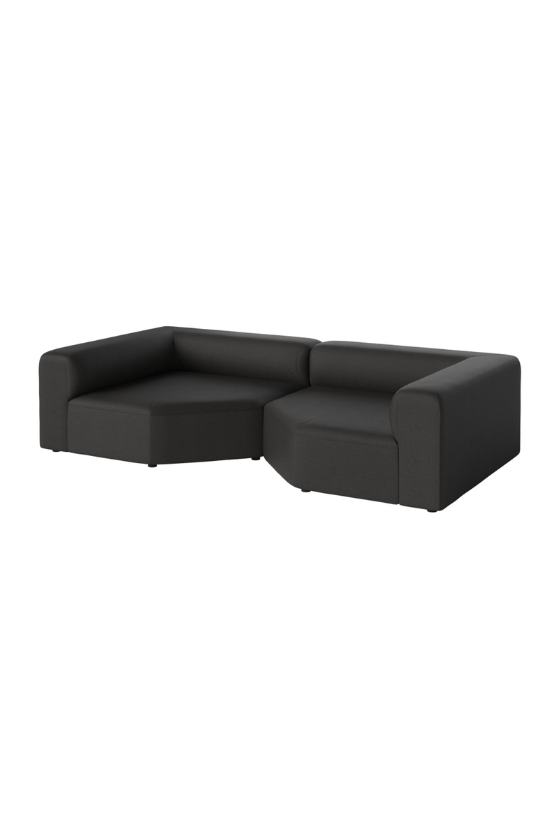 Modern Minimalist 2-Unit Modular Sofa | Bolia Angle | Oroatrade.com