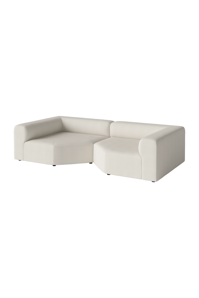 Modern Minimalist 2-Unit Modular Sofa | Bolia Angle | Oroatrade.com