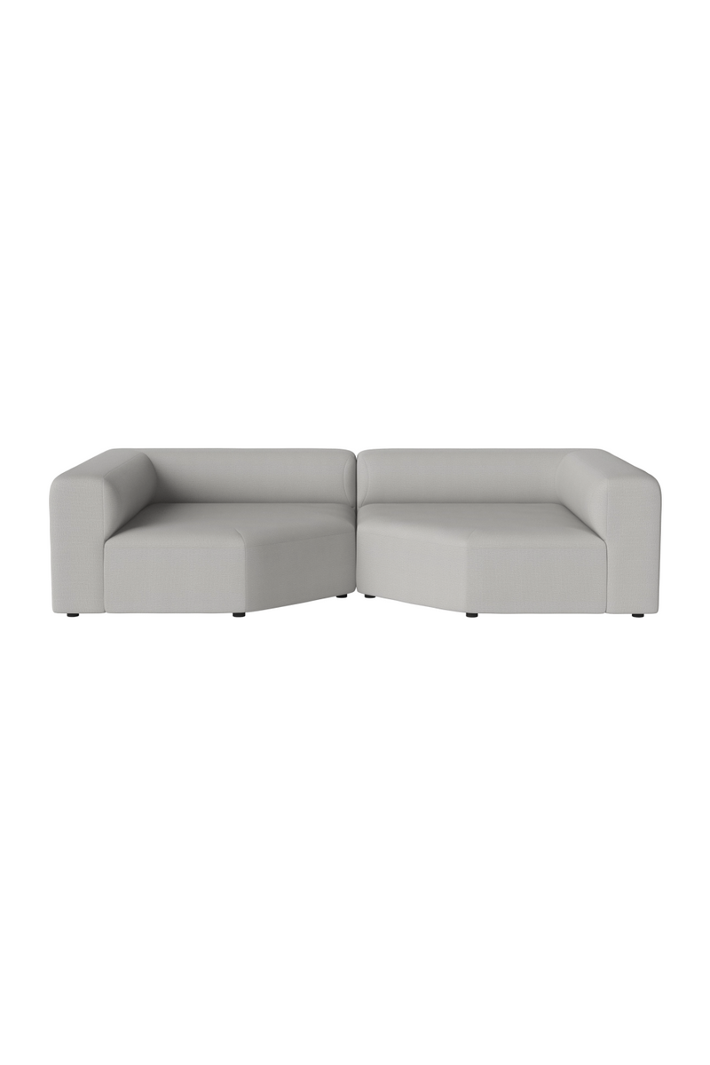 Modern Minimalist 2-Unit Modular Sofa | Bolia Angle | Oroatrade.com