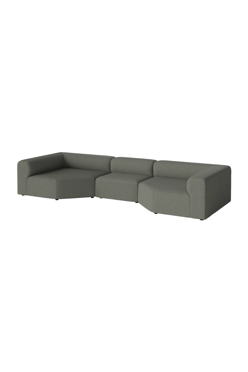 Modern Minimalist 3-Unit Modular Sofa L | Bolia Angle | Oroatrade.com