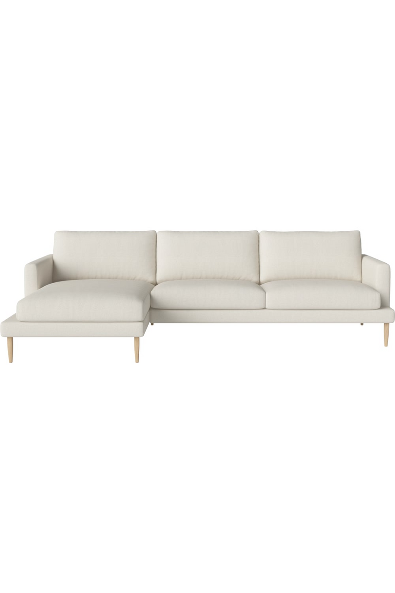 Bouclé 3.5-Seater Chaise Longue Sofa | Bolia Veneda Left | Oroatrade.com