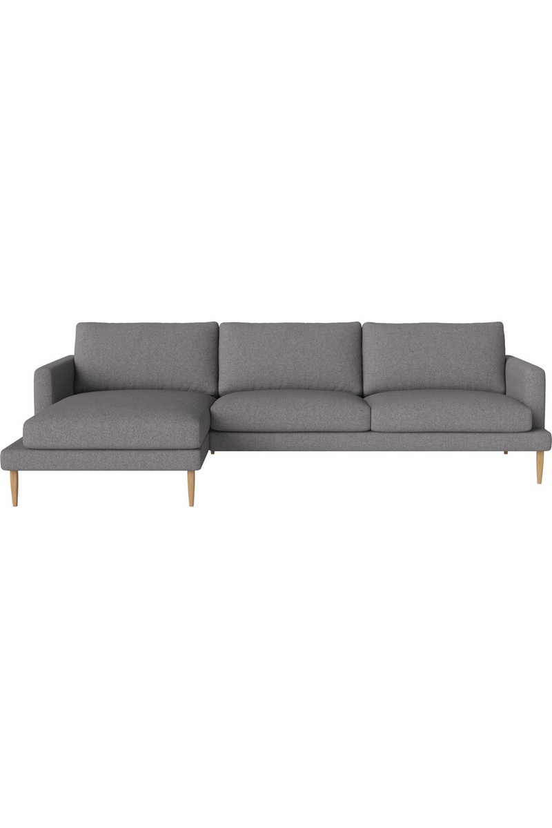 Bouclé 3.5-Seater Chaise Longue Sofa | Bolia Veneda Left | Oroatrade.com