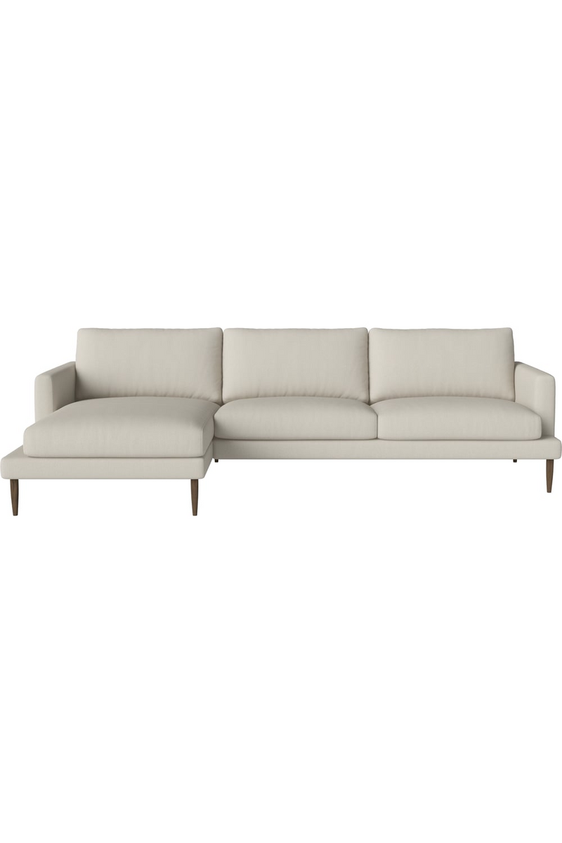 Bouclé 3.5-Seater Chaise Longue Sofa | Bolia Veneda Left | Oroatrade.com